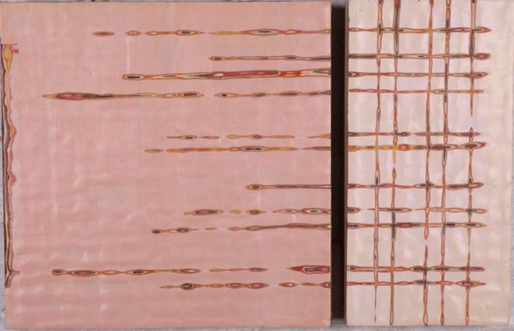 Brieven : Was op hout (20 x 40 cm & 40 x 40 cm)