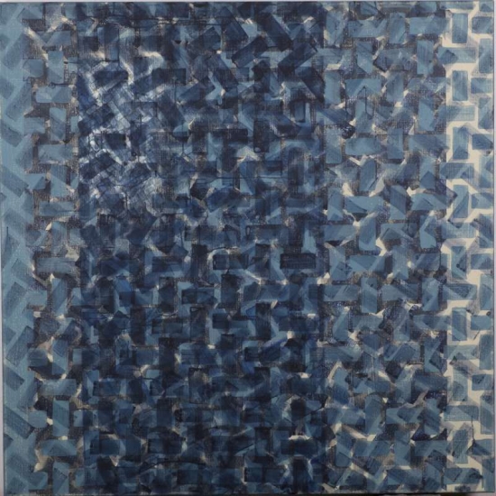 Rituelen : Acryl op doek (100 x 100 cm)